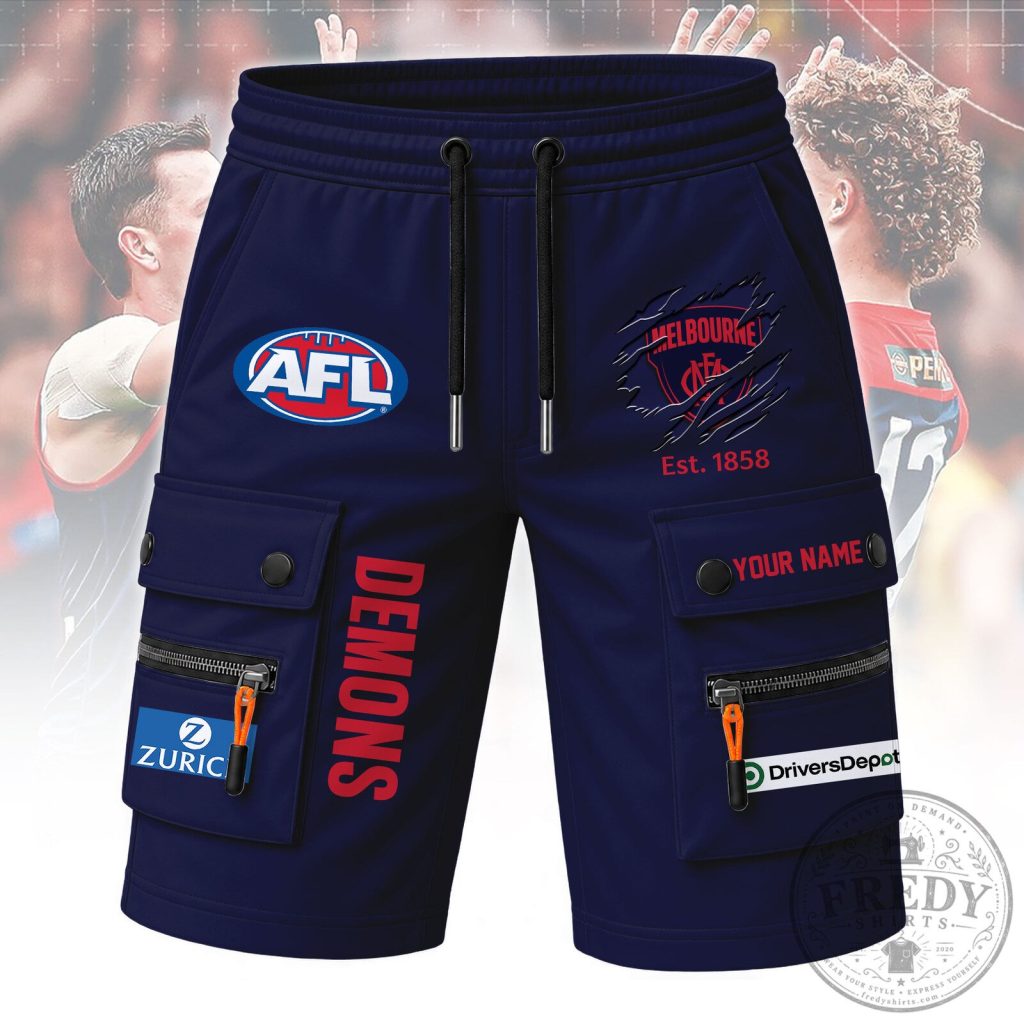 Melbourne Demons Australian Football League Cargo Shorts