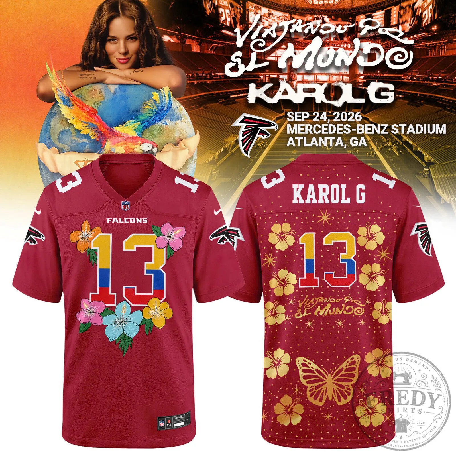 ATL x KG 2026 Tropitour Jersey – Viajando Por El Mundo