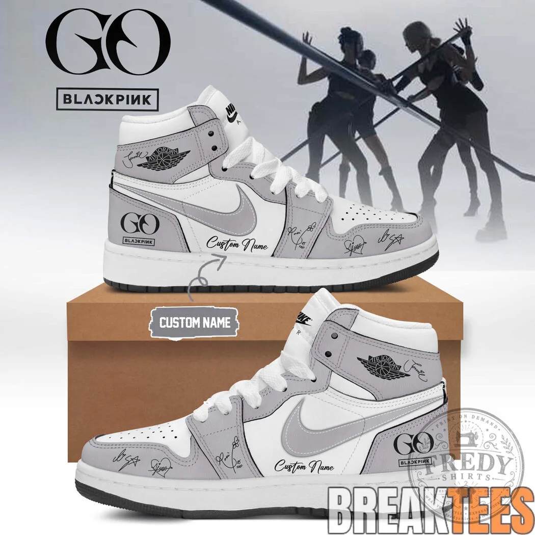 Blackpink 10th Anniversary Custom Air Force One High Top Shoes