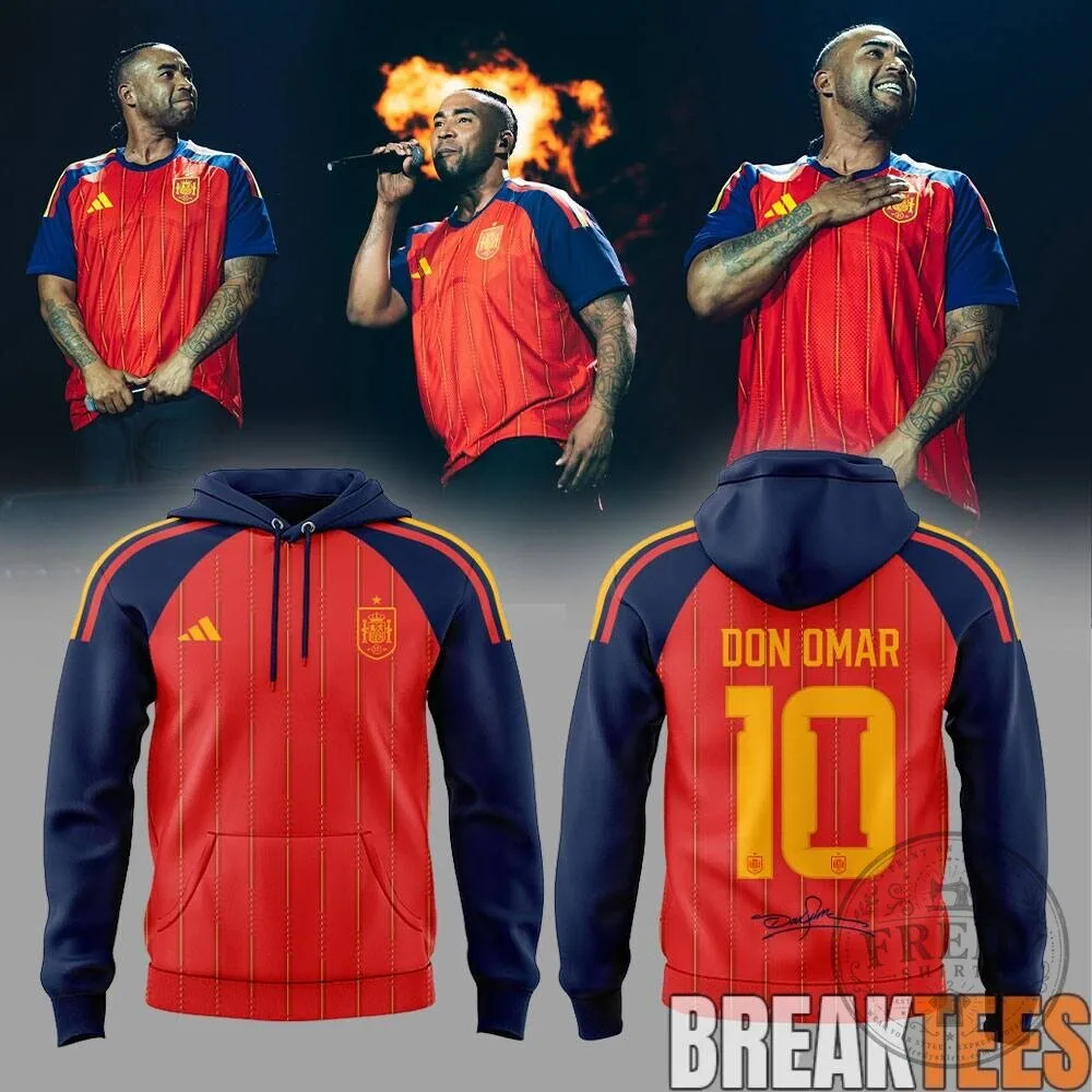 Don Omar The Last King World Tour Spain Football Jersey Hoodie