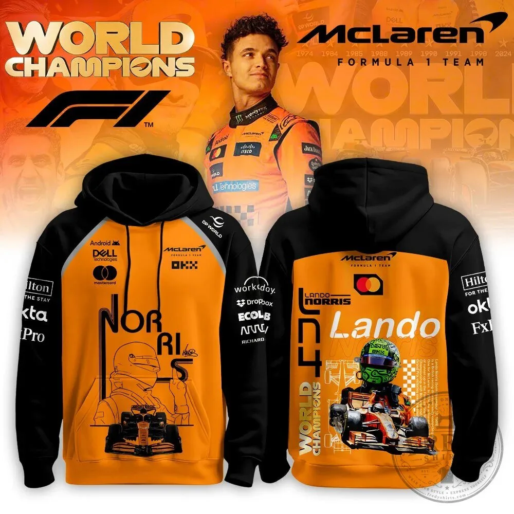 Lando Norris Formula One Racing Hoodie 2 Lando Norris Formula One Racing Hoodie