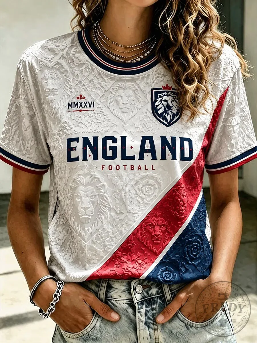 England Football Lioness Crest Women's Short Sleeve Jersey