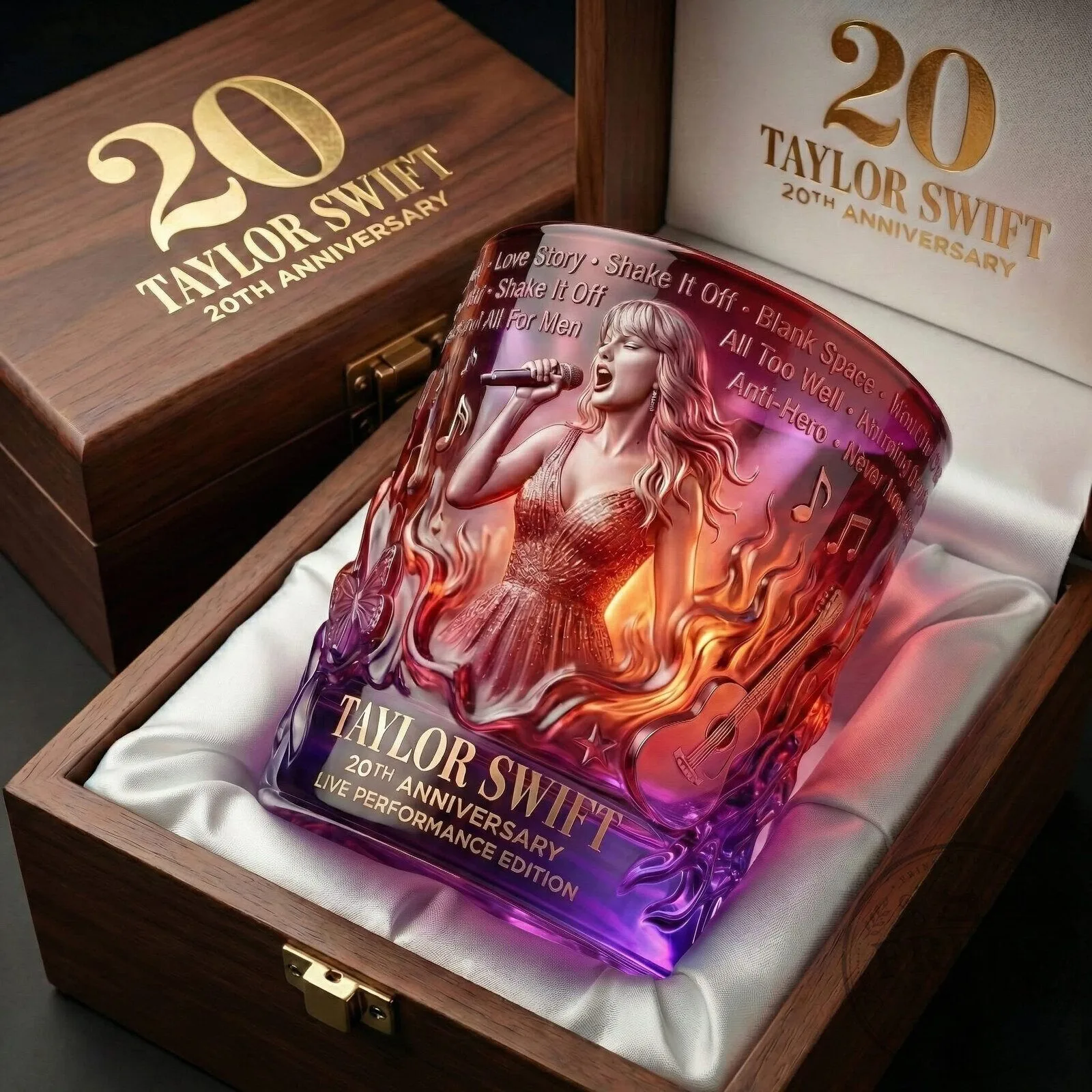 Taylor Swift Live Performance Edition Drinking Glass for 20th Anniversary