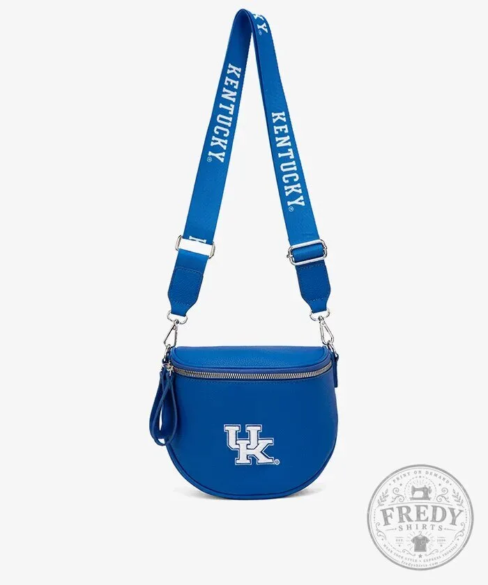 University of Kentucky Wildcats Blue Crossbody Bag with Adjustable Strap