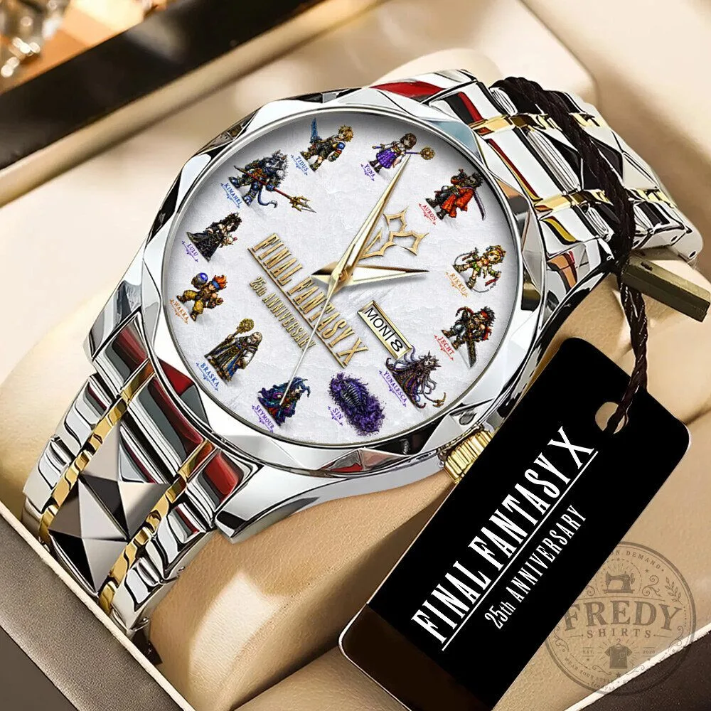 25th Anniversary Luxury Quartz Watch for Final Fantasy X 2 25th Anniversary Luxury Quartz Watch for Final Fantasy X