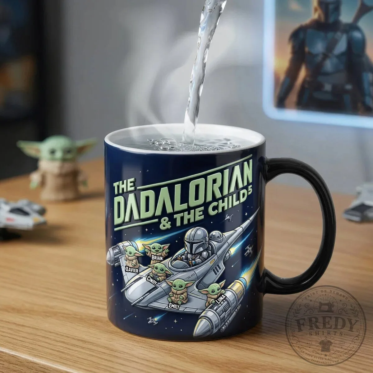 The Dadalorian And The Child Spacecraft Father's Day Mug 8 The Dadalorian And The Child Spacecraft Father