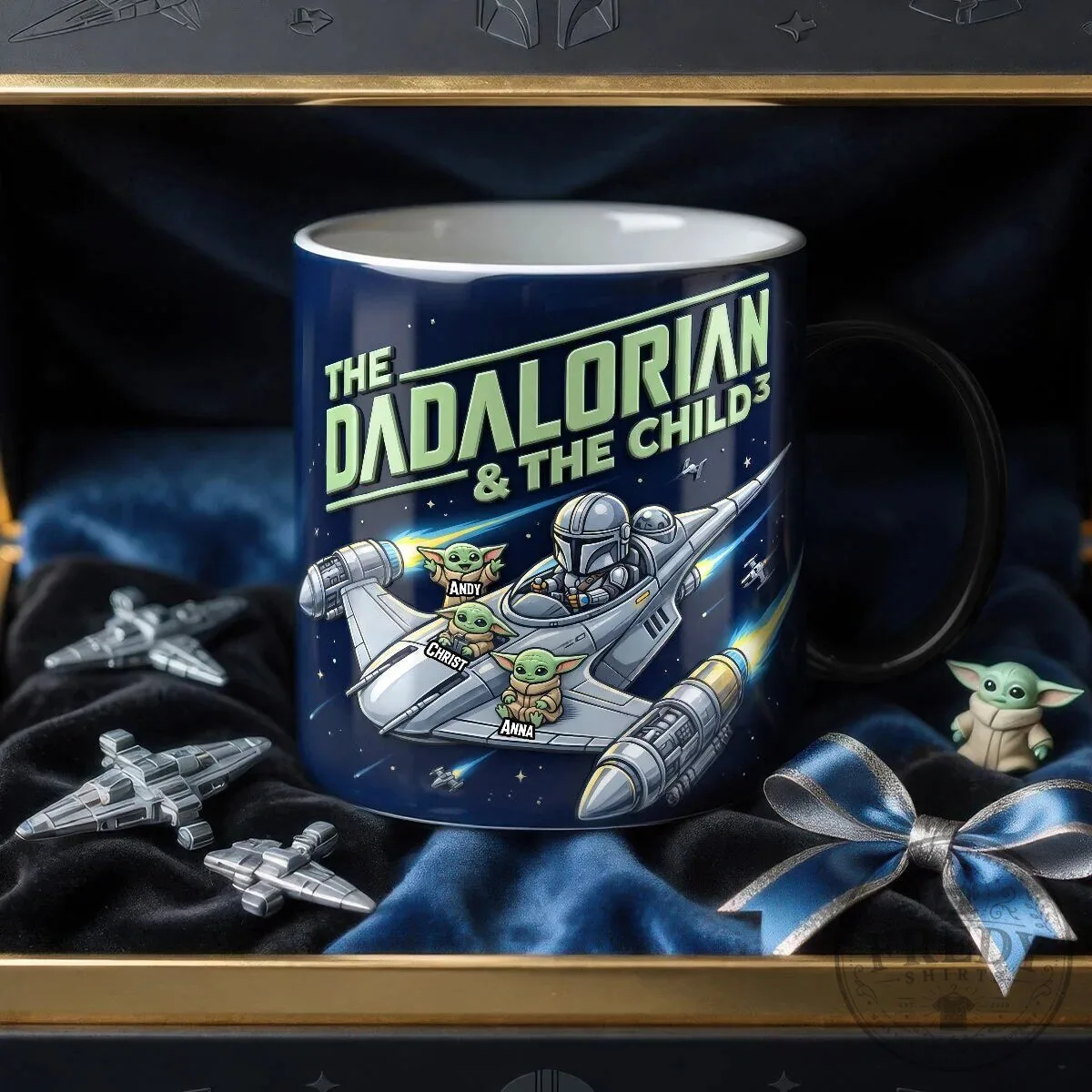 The Dadalorian And The Child Spacecraft Father's Day Mug 9 The Dadalorian And The Child Spacecraft Father