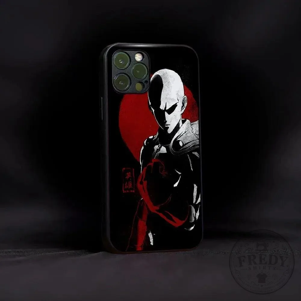 One Punch Man Saitama Anime Manga Hero iPhone Tough Phone Case