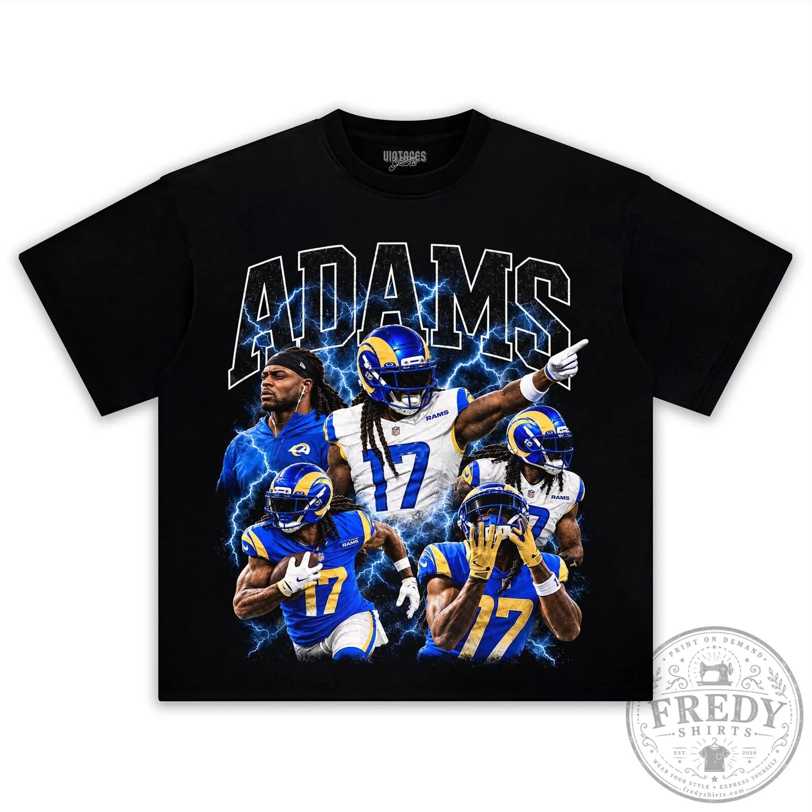 Graphic T-Shirt Featuring Football Player Davante Adams