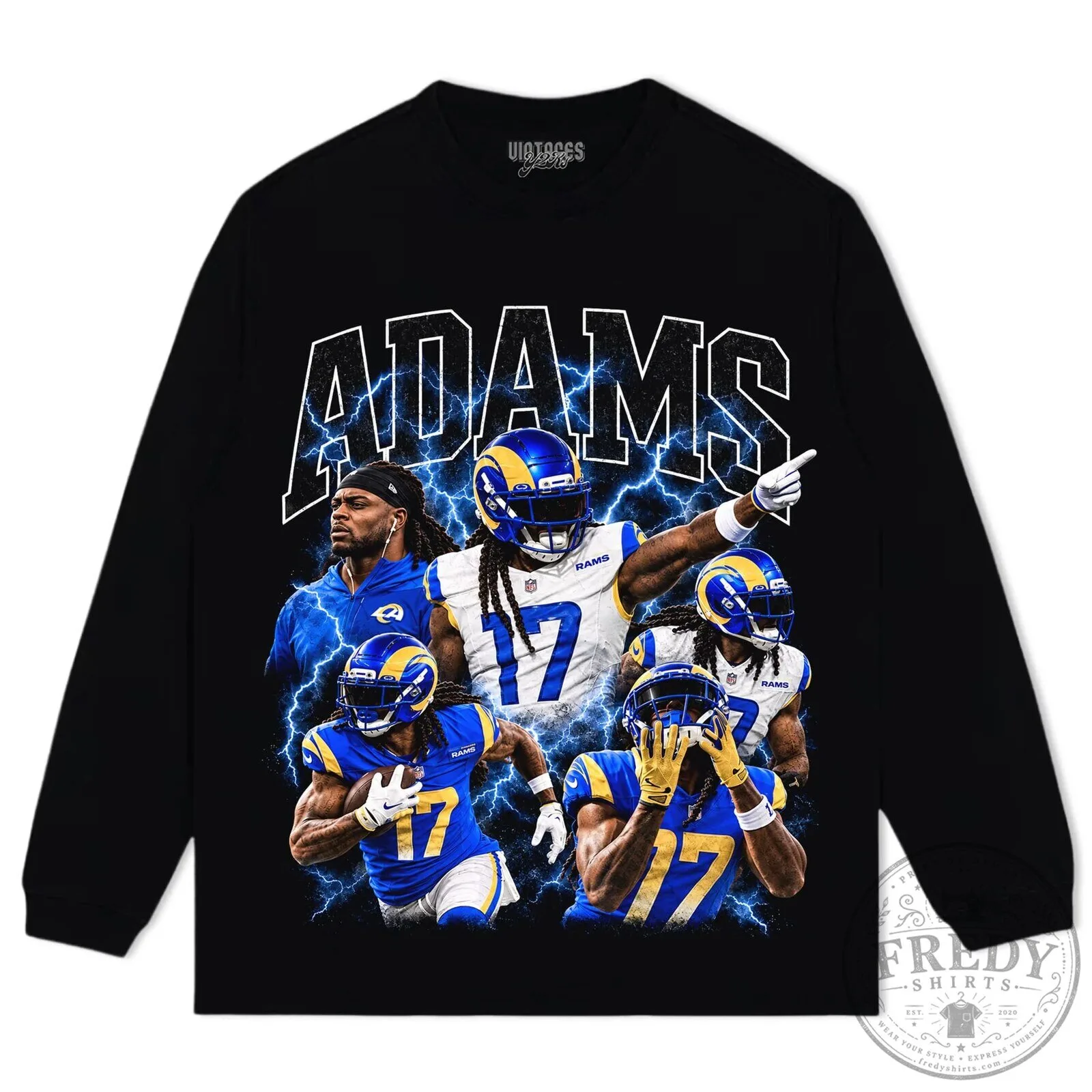 Graphic T-Shirt Featuring Football Player Davante Adams 15 Graphic T-Shirt Featuring Football Player Davante Adams