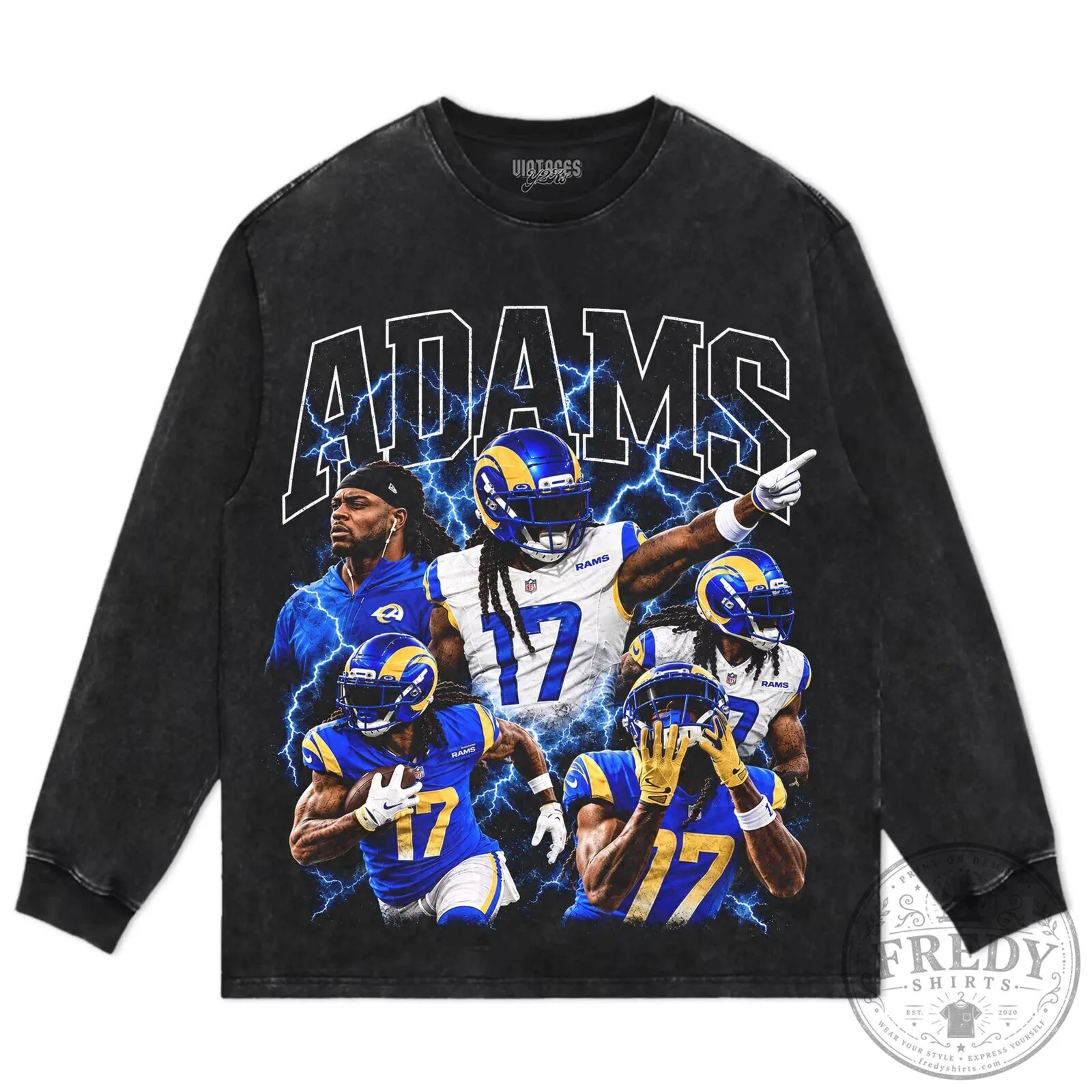 Graphic T-Shirt Featuring Football Player Davante Adams 16 Graphic T-Shirt Featuring Football Player Davante Adams