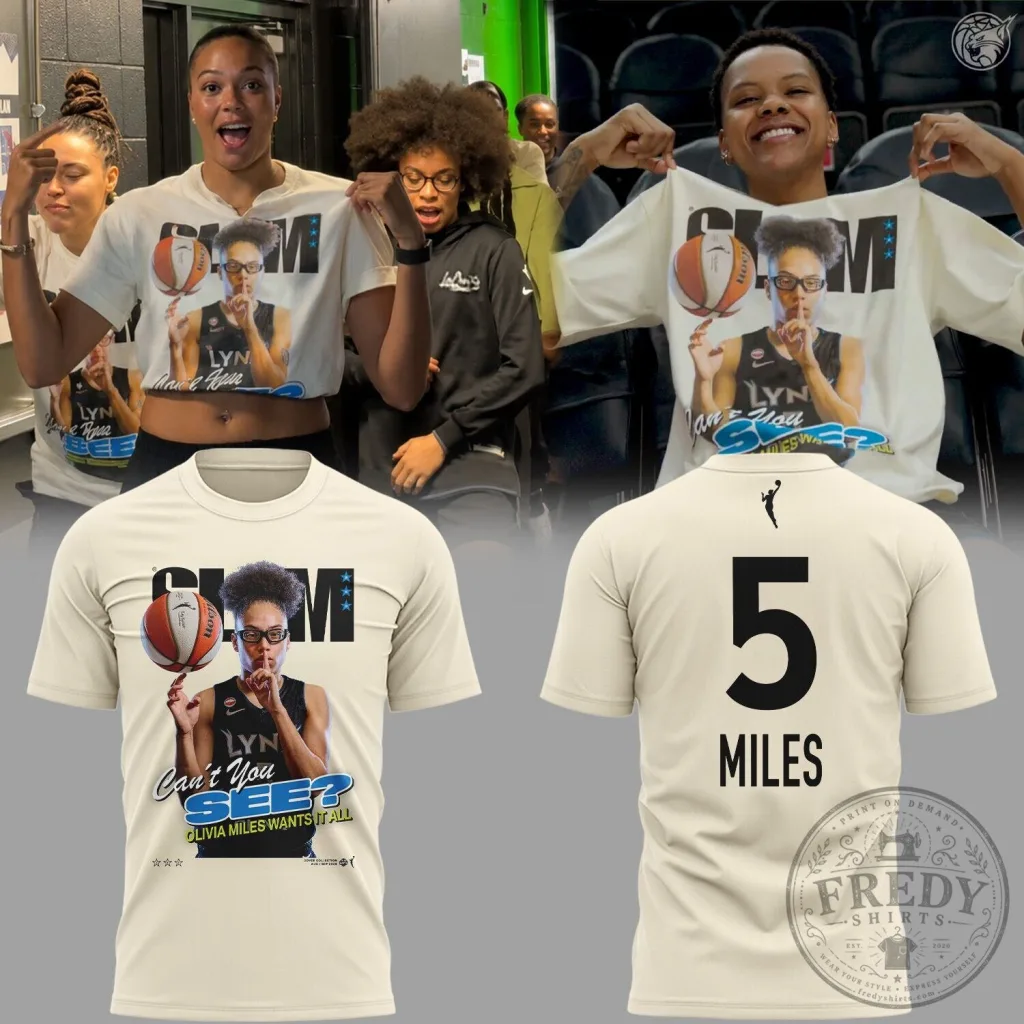 Minnesota Lynx Olivia Miles Basketball Player Fan T-Shirt
