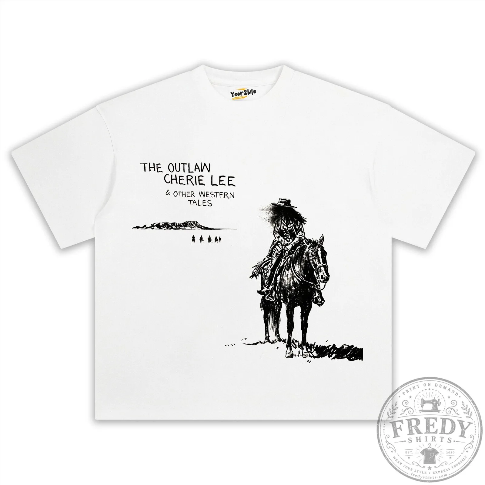 The Outlaw Cherie Lee Country Music T-Shirt, Western Tales Apparel