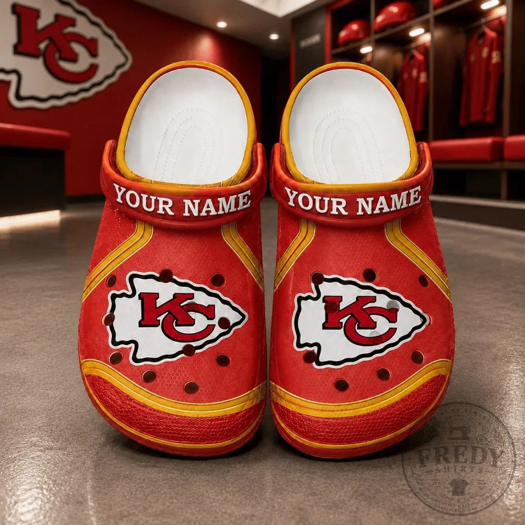 Kansas City Chiefs Personalized Football Team Fan Crocs Shoes Kansas City Chiefs Personalized Football Team Fan Crocs Shoes