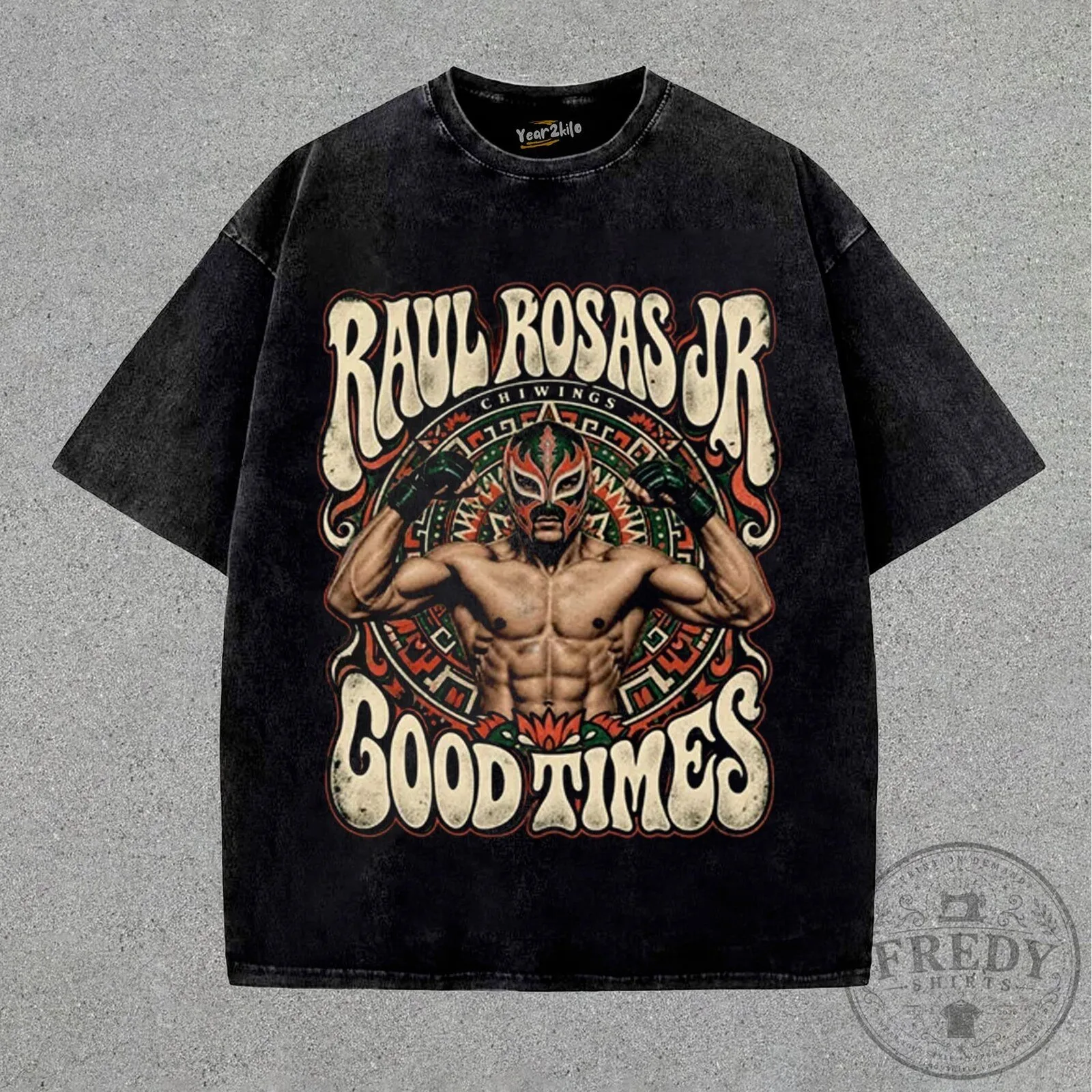 Raul Rosas Jr. Good Times Vintage Washed Graphic T-Shirt
