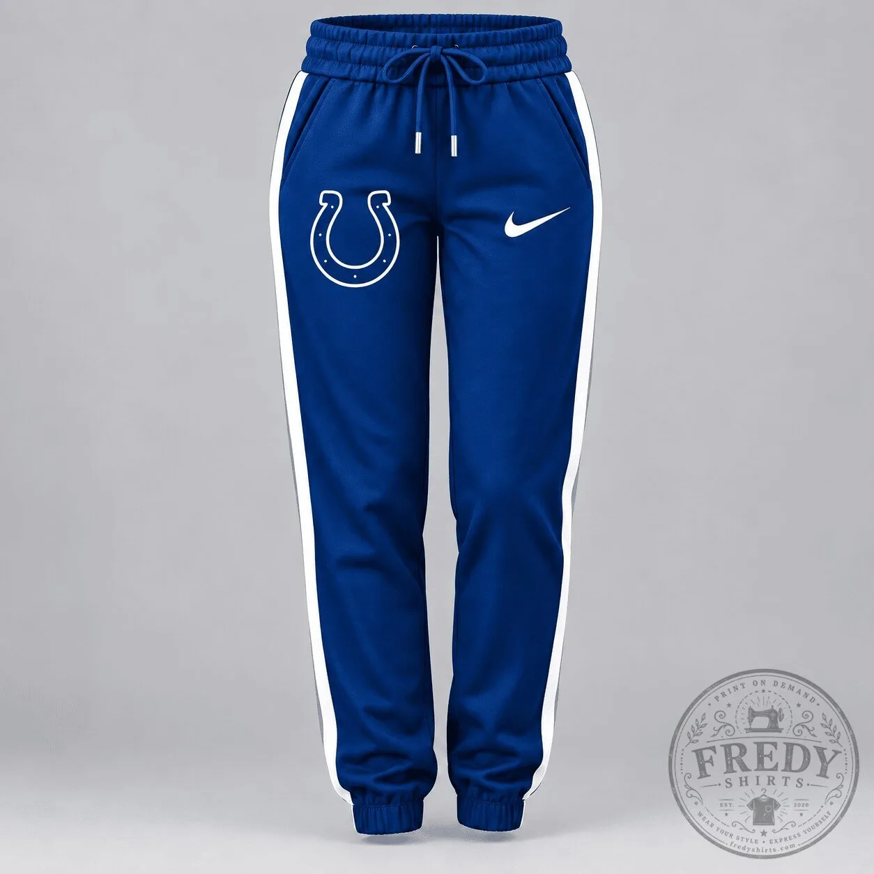 Indianapolis Colts Nike Side Stripe Jogger Pants for Men and Women 1 Indianapolis Colts Nike Side Stripe Jogger Pants for Men and Women