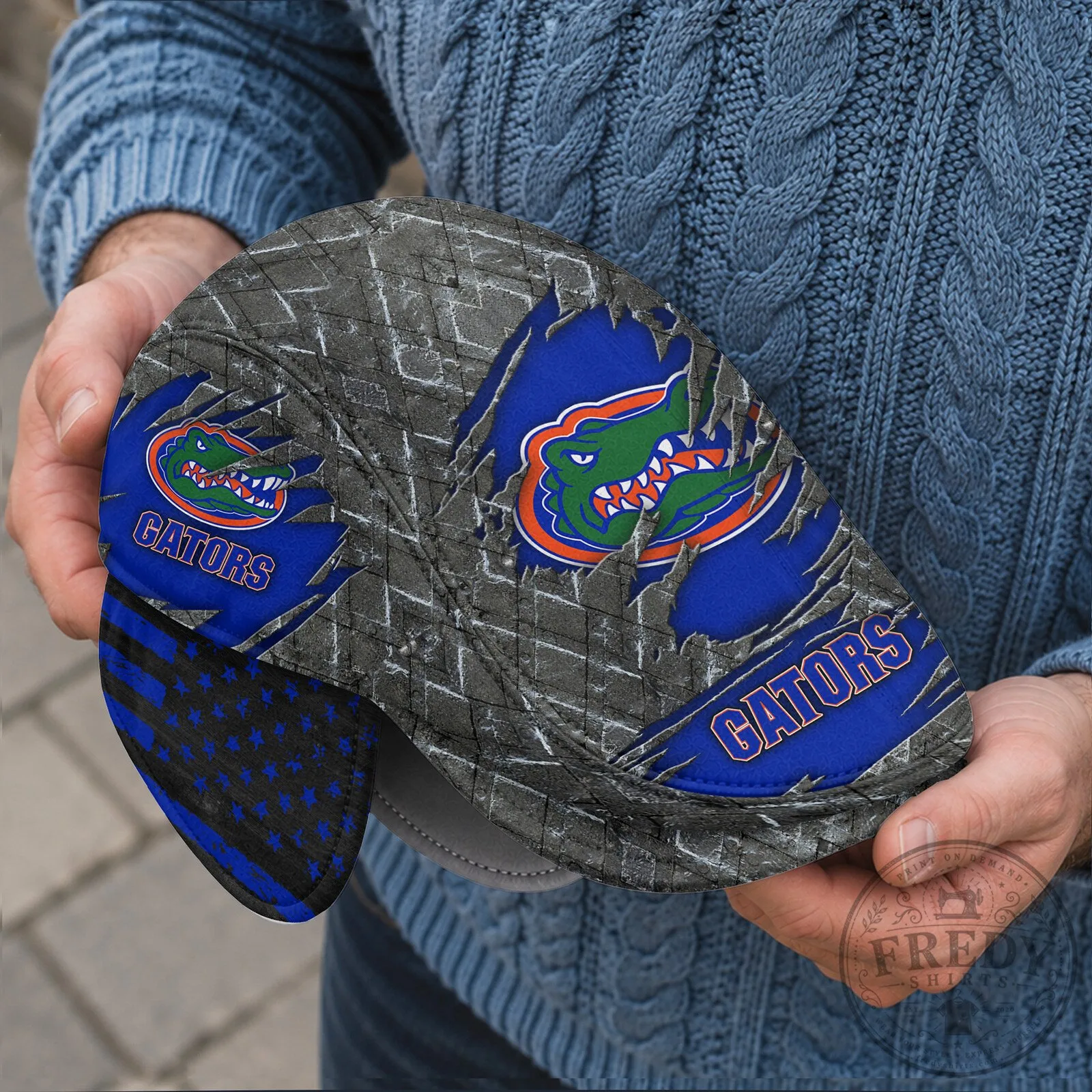 Florida Gators NCAA Flat Cap with Foldable Ear Flaps 10 Florida Gators NCAA Flat Cap with Foldable Ear Flaps