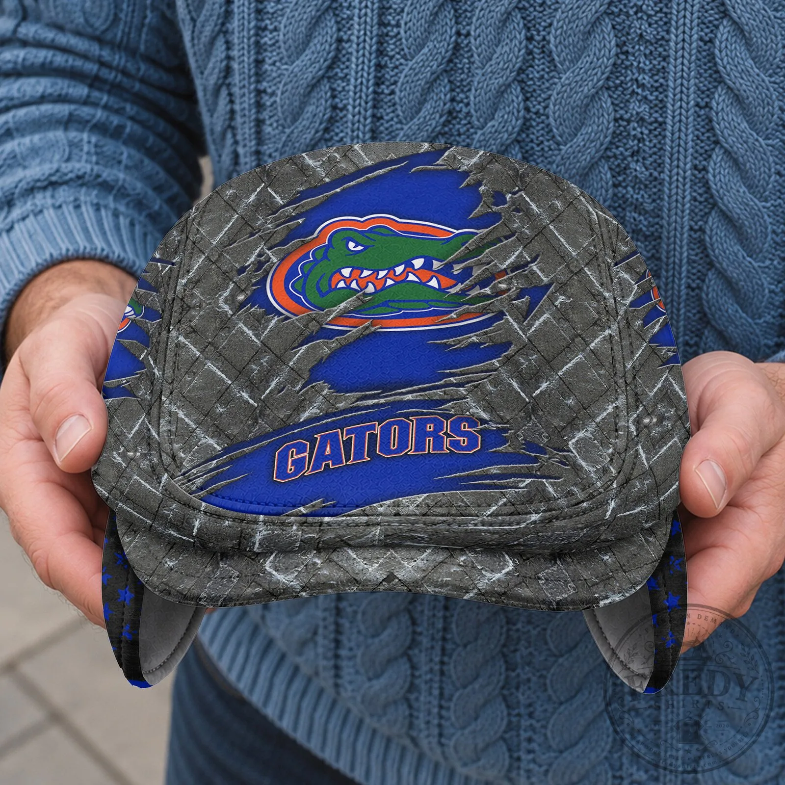 Florida Gators NCAA Flat Cap with Foldable Ear Flaps 11 Florida Gators NCAA Flat Cap with Foldable Ear Flaps