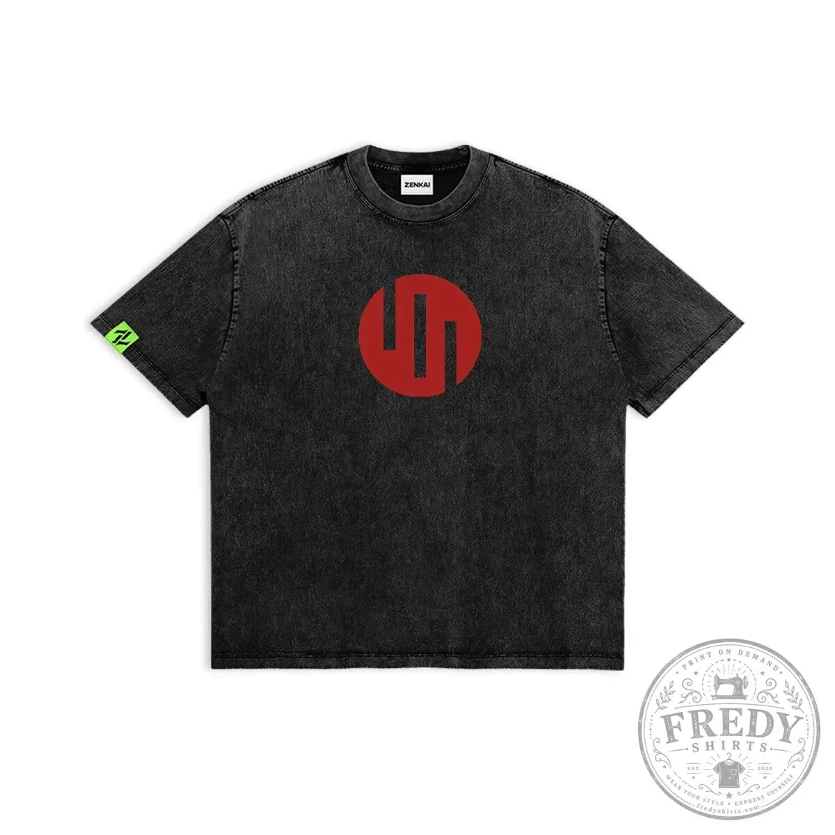 Invincible Mark of Viltrumite Empire Logo Distressed Black T-Shirt
