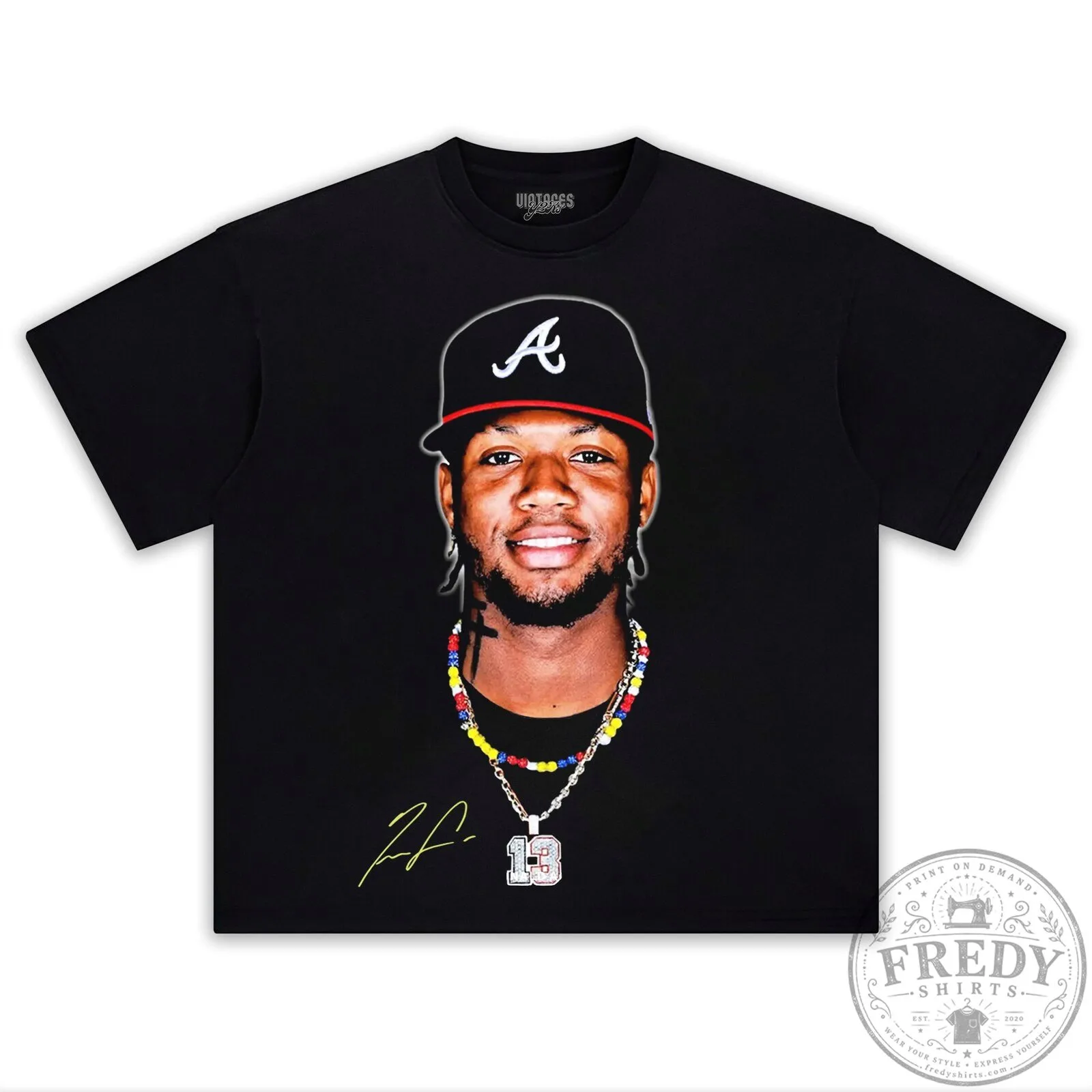 Ronald Acuna Jr. Atlanta Baseball Player Graphic T-Shirt