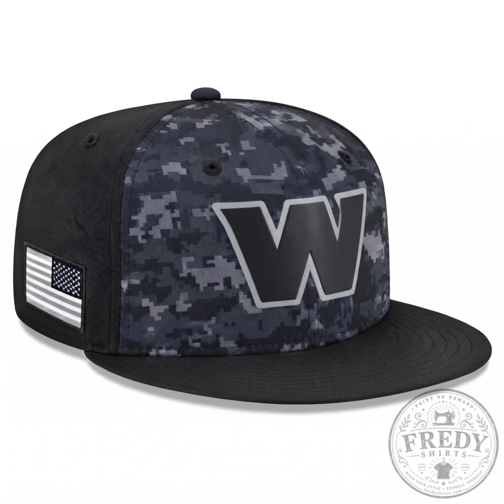 Washington Commanders Salute To Service Digital Camouflage Snapback Cap