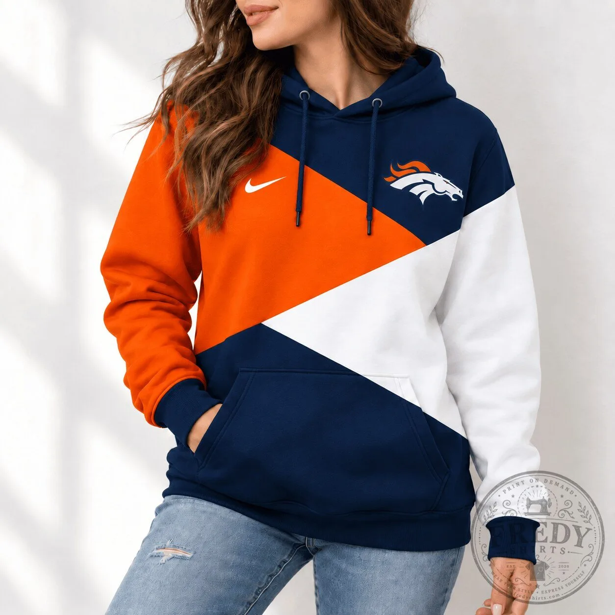 Denver Broncos National Football League Dynamic Angle Game Day Hoodie