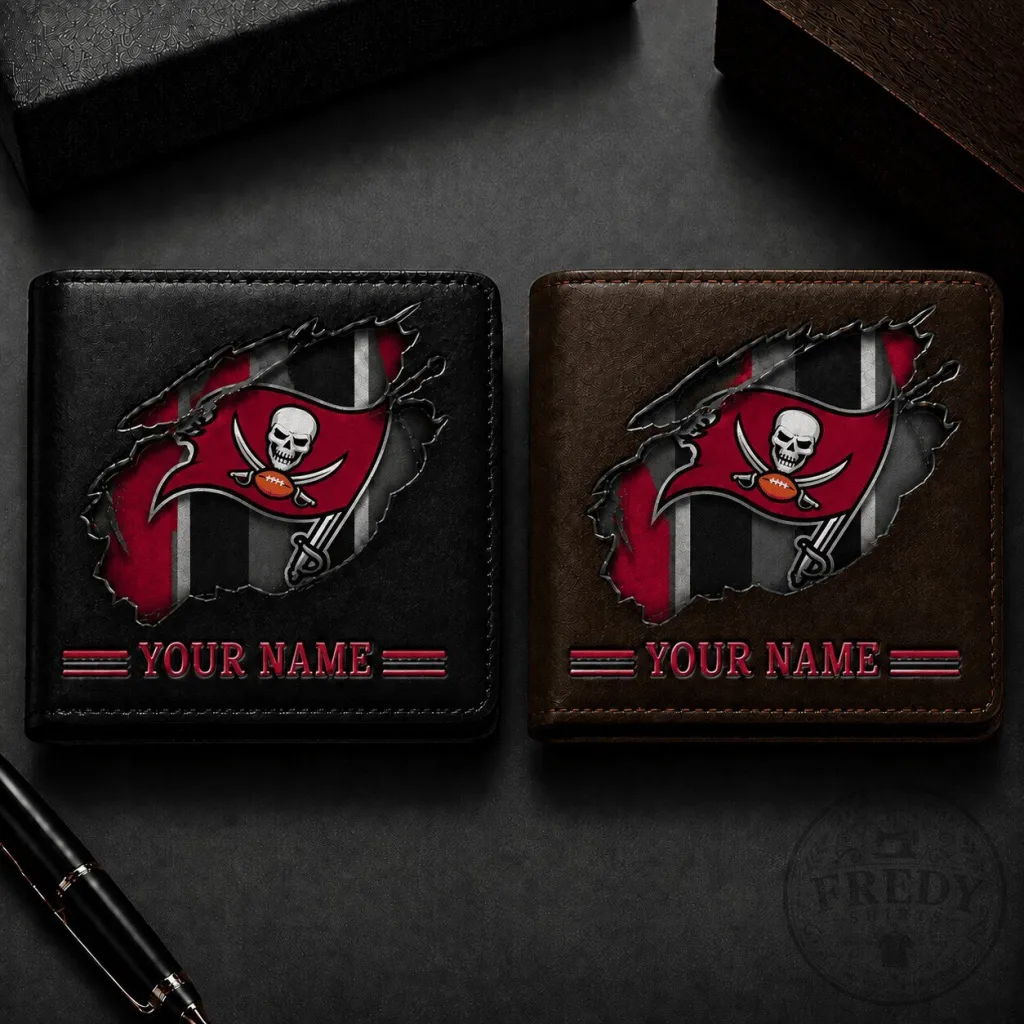 Tampa Bay Buccaneers Personalized Football Team Wallet Tampa Bay Buccaneers Personalized Football Team Wallet