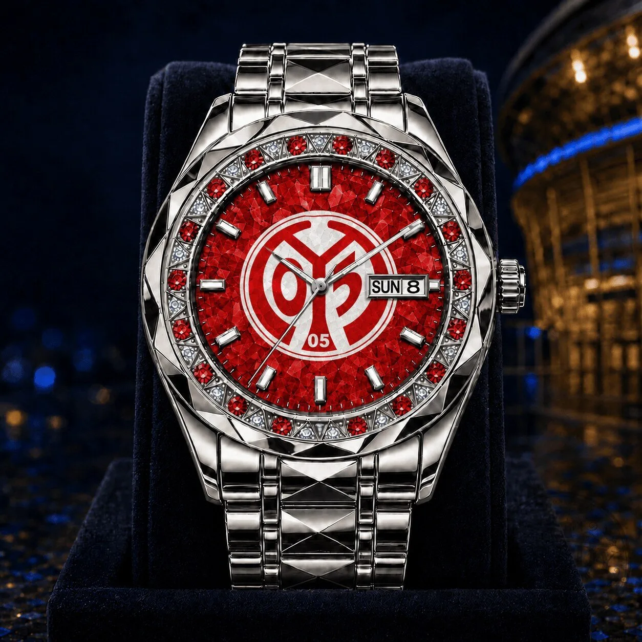 FSV Mainz 05 Bundesliga Football Club Fan Luxury Wrist Watch