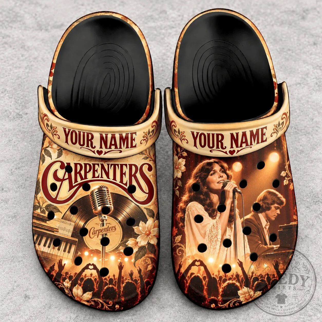 The Carpenters Karen Richard Personalized Clogs Shoes