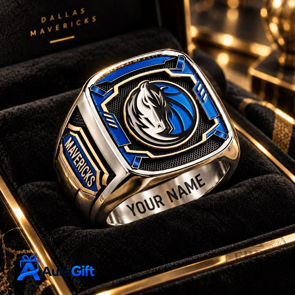 Dallas Mavericks National Basketball Association Personalized Championship Ring