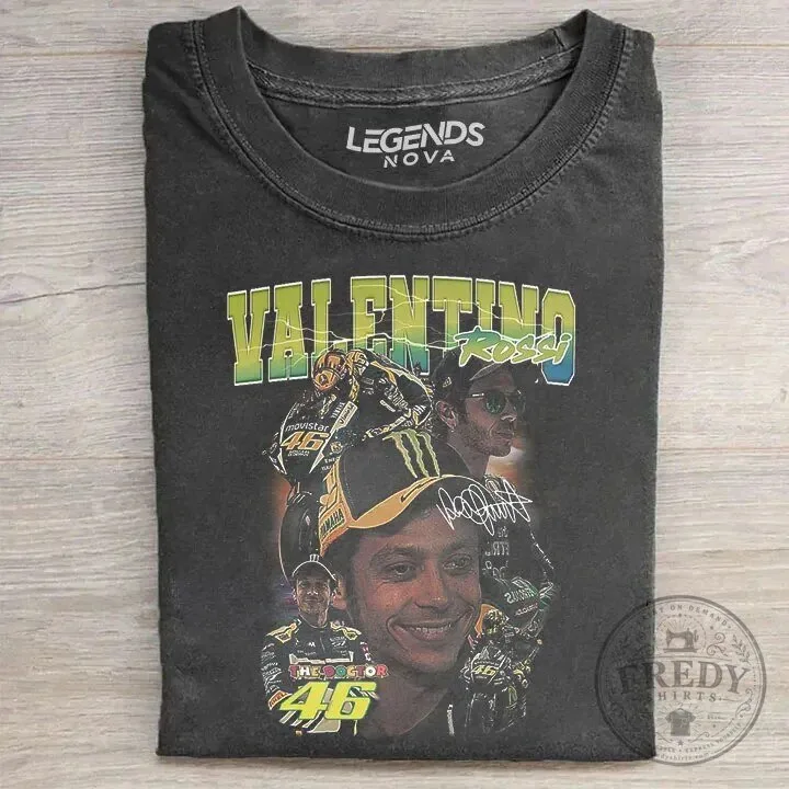 T-Shirt featuring Moto GP Legend Valentino Rossi The Doctor 46