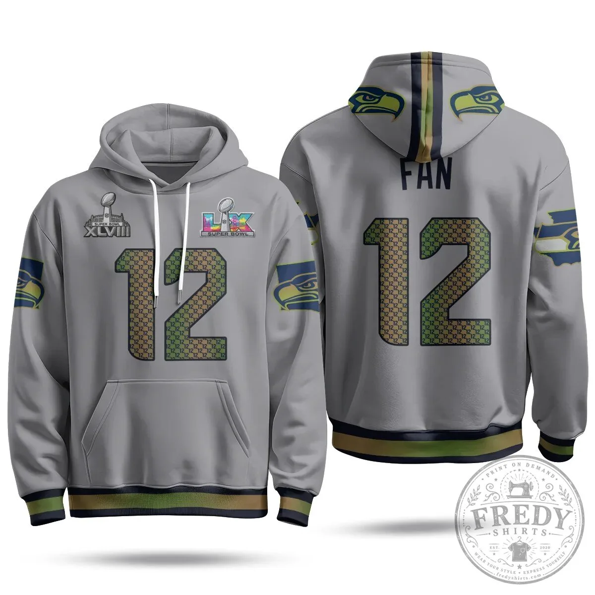 Jaxon Smith-Njigba Number 11 Hoodie - Seattle Seahawks Super Bowl XLVIII Champions Gear 52 Jaxon Smith-Njigba Number 11 Hoodie - Seattle Seahawks Super Bowl XLVIII Champions Gear