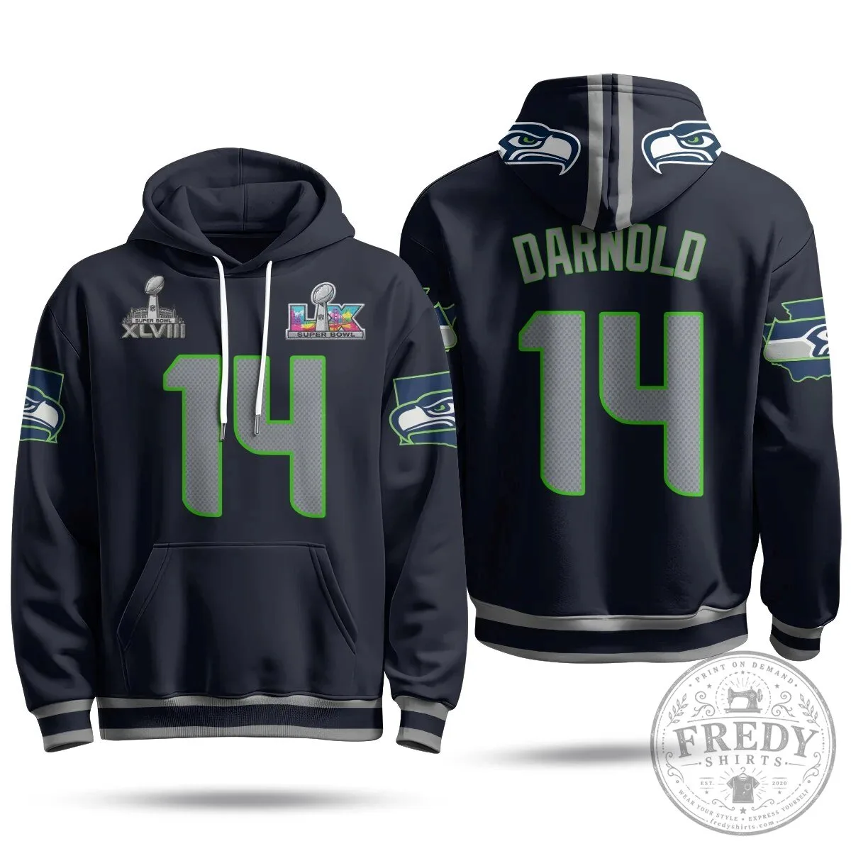 Jaxon Smith-Njigba Number 11 Hoodie - Seattle Seahawks Super Bowl XLVIII Champions Gear 57 Jaxon Smith-Njigba Number 11 Hoodie - Seattle Seahawks Super Bowl XLVIII Champions Gear