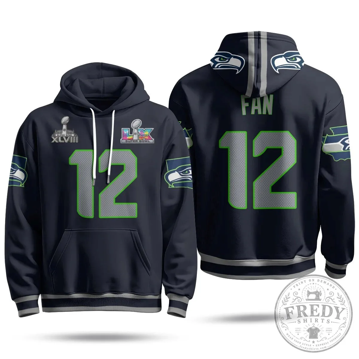 Jaxon Smith-Njigba Number 11 Hoodie - Seattle Seahawks Super Bowl XLVIII Champions Gear 62 Jaxon Smith-Njigba Number 11 Hoodie - Seattle Seahawks Super Bowl XLVIII Champions Gear