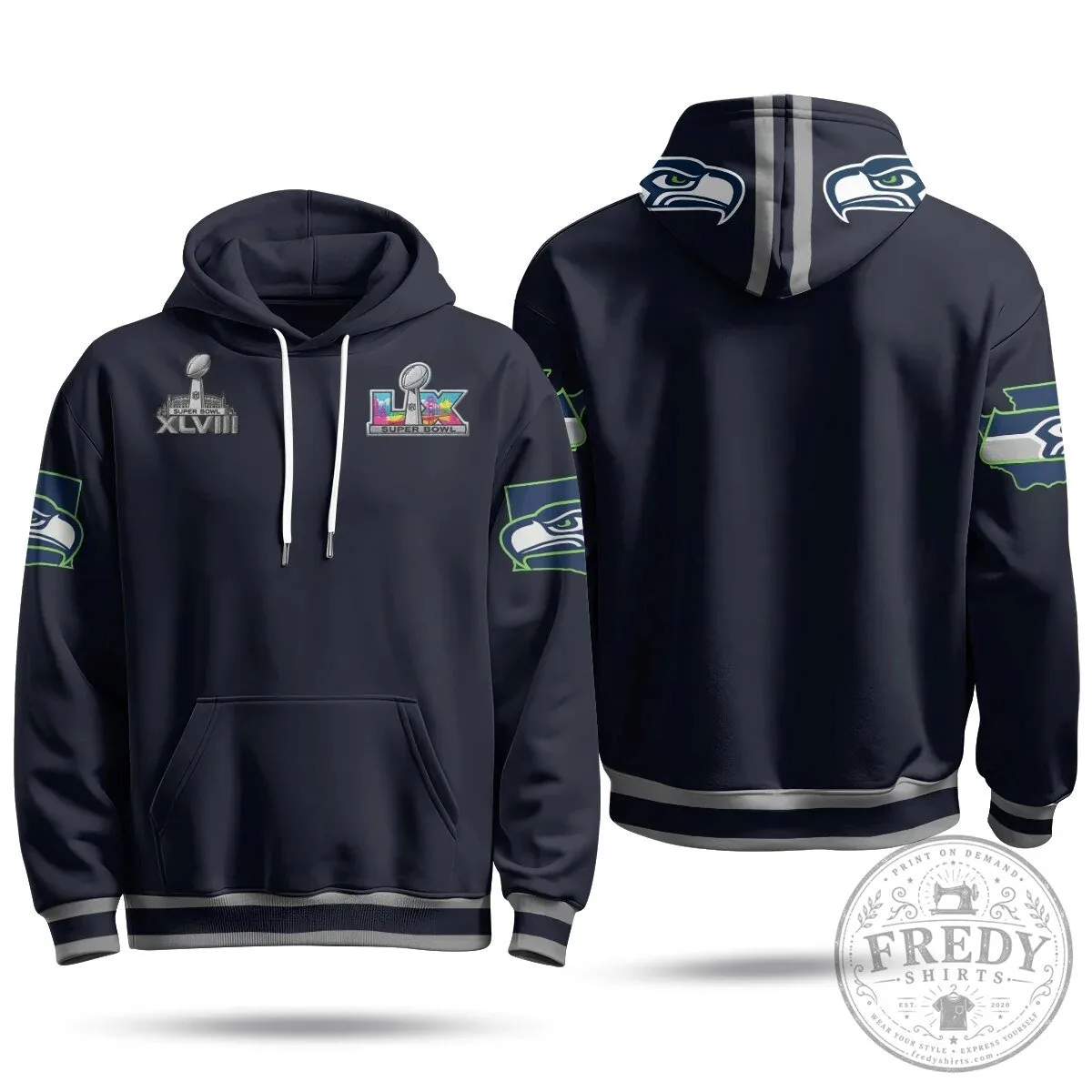 Jaxon Smith-Njigba Number 11 Hoodie - Seattle Seahawks Super Bowl XLVIII Champions Gear 63 Jaxon Smith-Njigba Number 11 Hoodie - Seattle Seahawks Super Bowl XLVIII Champions Gear
