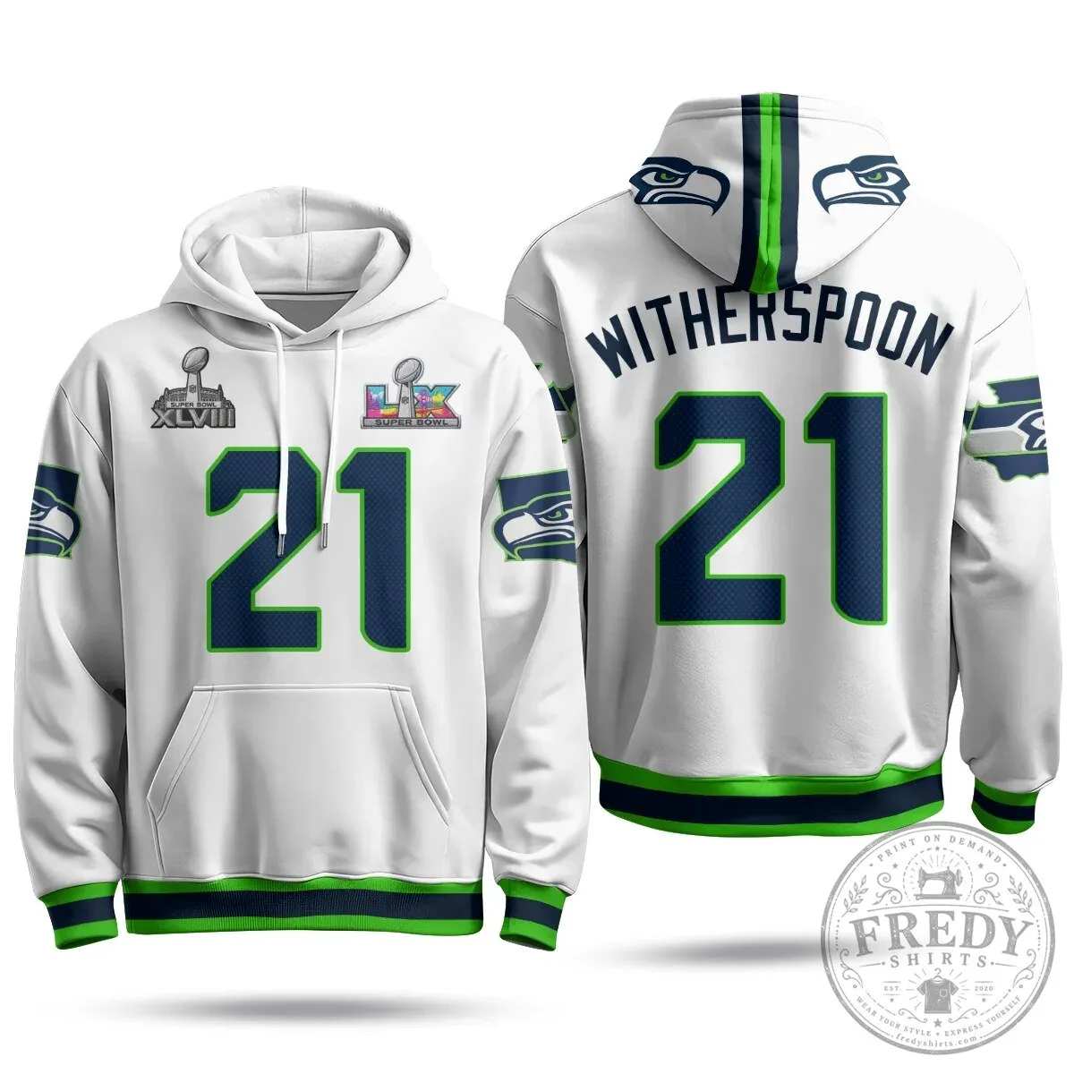 Jaxon Smith-Njigba Number 11 Hoodie - Seattle Seahawks Super Bowl XLVIII Champions Gear 69 Jaxon Smith-Njigba Number 11 Hoodie - Seattle Seahawks Super Bowl XLVIII Champions Gear