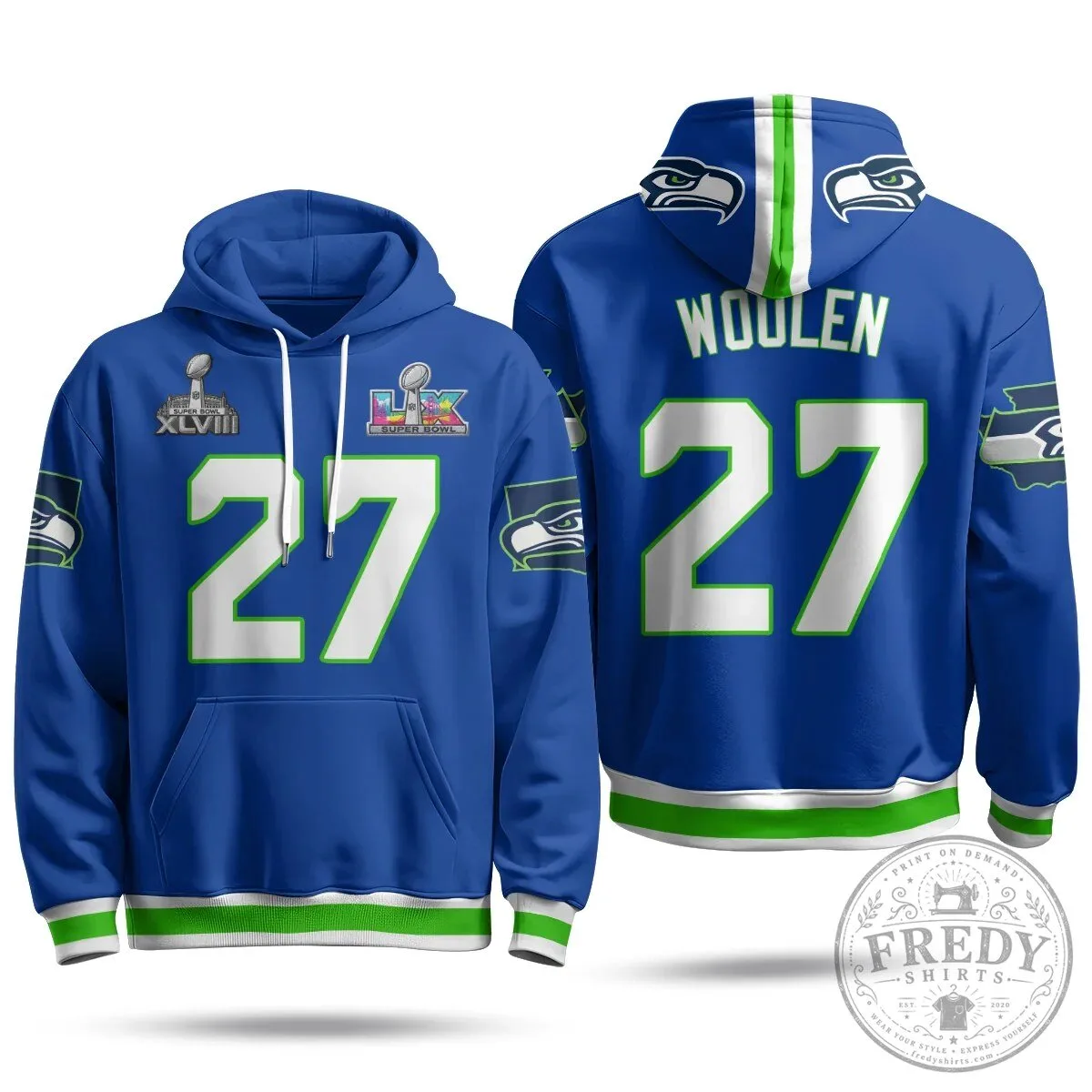 Jaxon Smith-Njigba Number 11 Hoodie - Seattle Seahawks Super Bowl XLVIII Champions Gear 78 Jaxon Smith-Njigba Number 11 Hoodie - Seattle Seahawks Super Bowl XLVIII Champions Gear