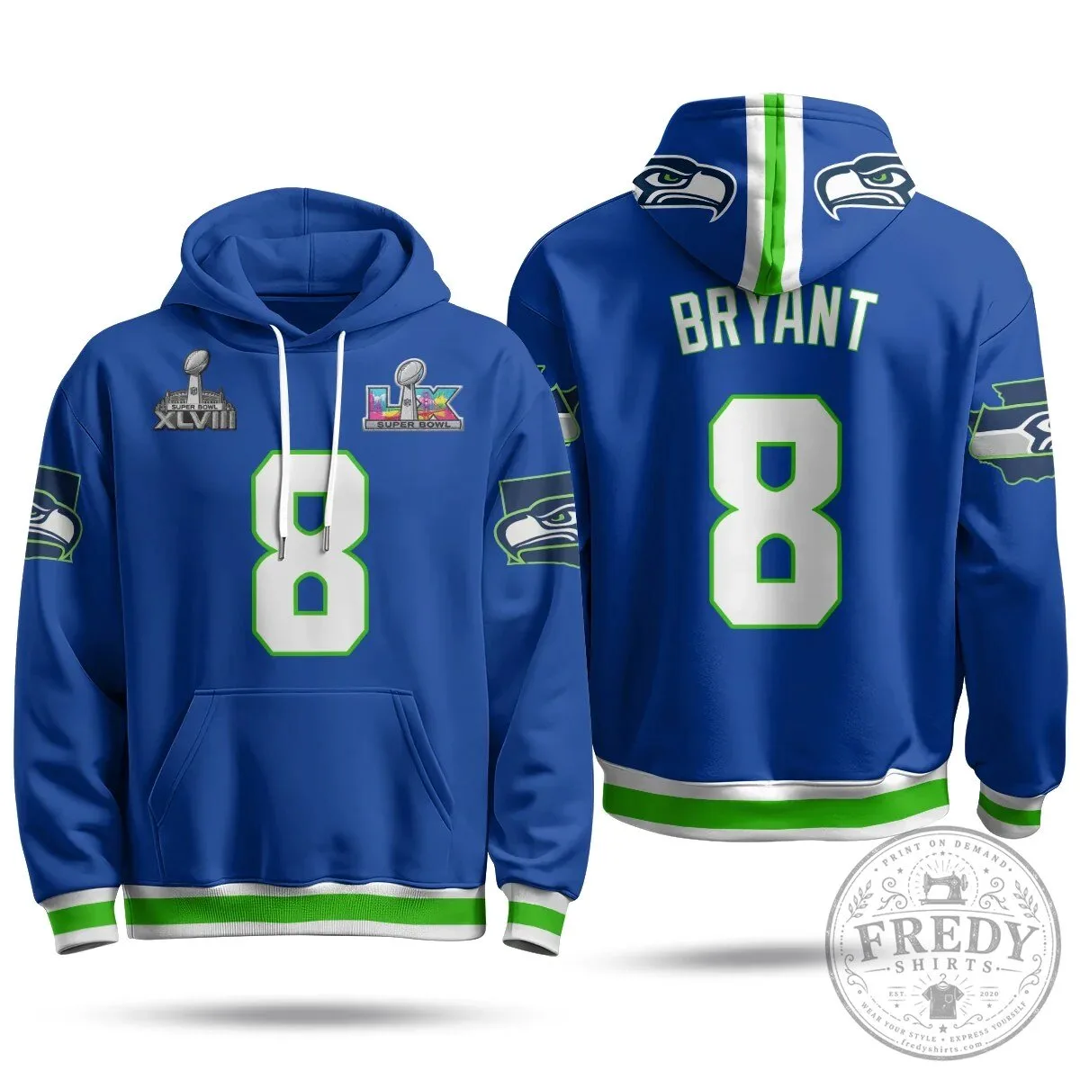 Jaxon Smith-Njigba Number 11 Hoodie - Seattle Seahawks Super Bowl XLVIII Champions Gear 81 Jaxon Smith-Njigba Number 11 Hoodie - Seattle Seahawks Super Bowl XLVIII Champions Gear
