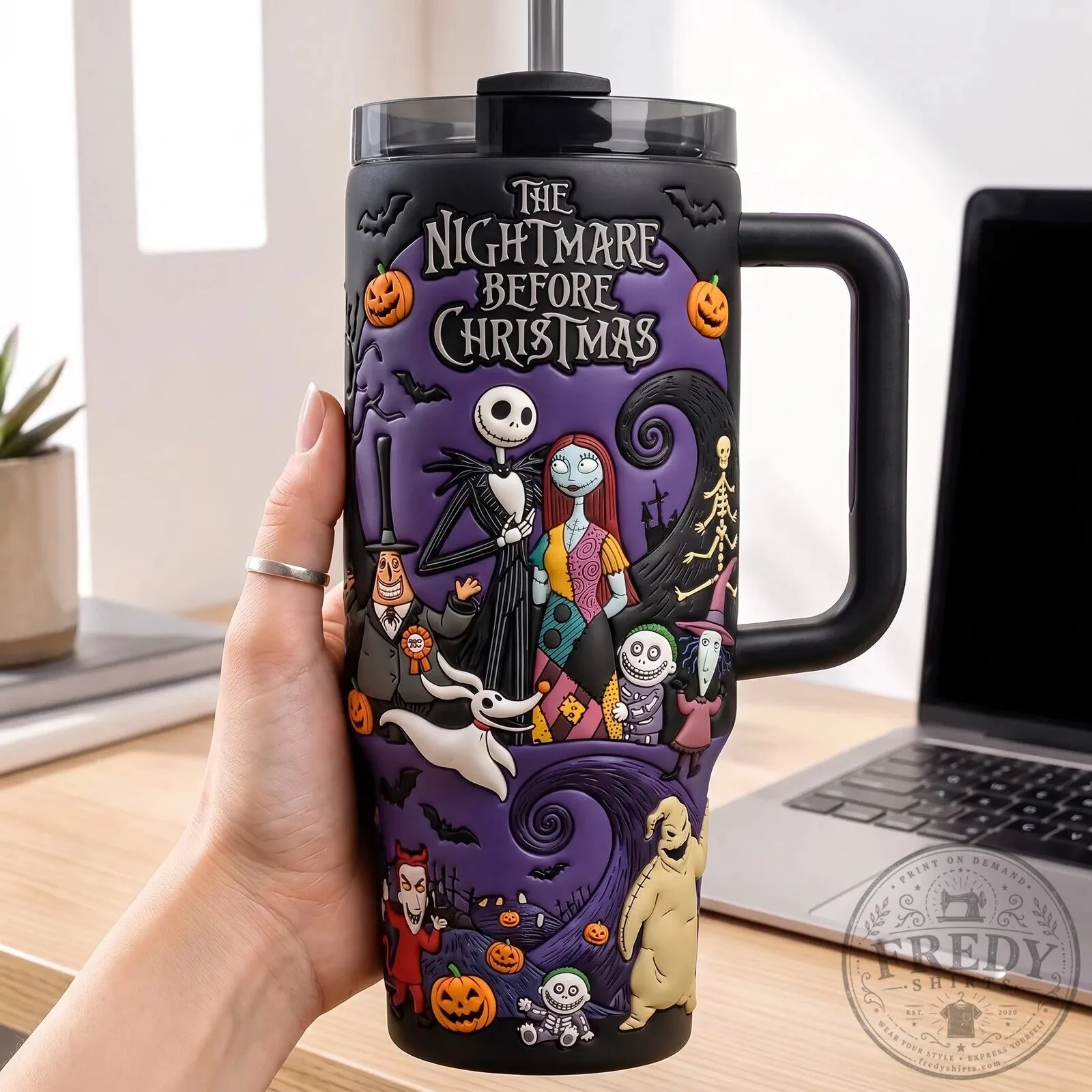 The Nightmare Before Christmas Jack Skellington Halloween Stainless Steel Tumbler 1 The Nightmare Before Christmas Jack Skellington Halloween Stainless Steel Tumbler