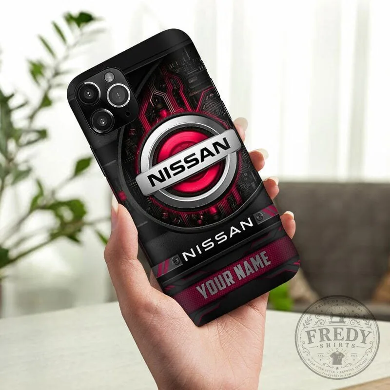 Nissan Custom Name Phone Case for iPhone and Android, Personalized Car Brand Accessory 6 Nissan Custom Name Phone Case for iPhone and Android, Personalized Car Brand Accessory