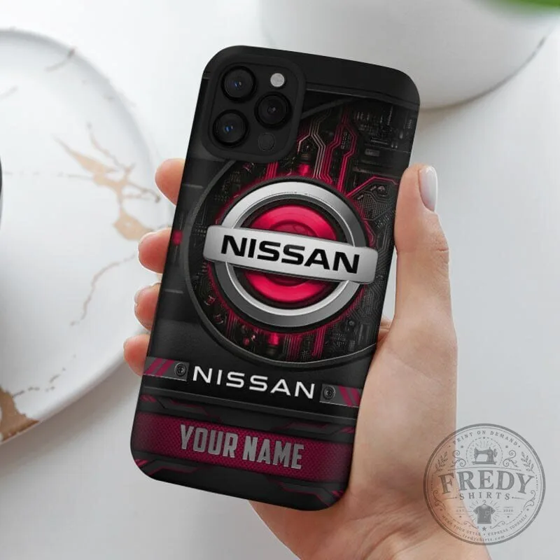 Nissan Custom Name Phone Case for iPhone and Android, Personalized Car Brand Accessory 7 Nissan Custom Name Phone Case for iPhone and Android, Personalized Car Brand Accessory