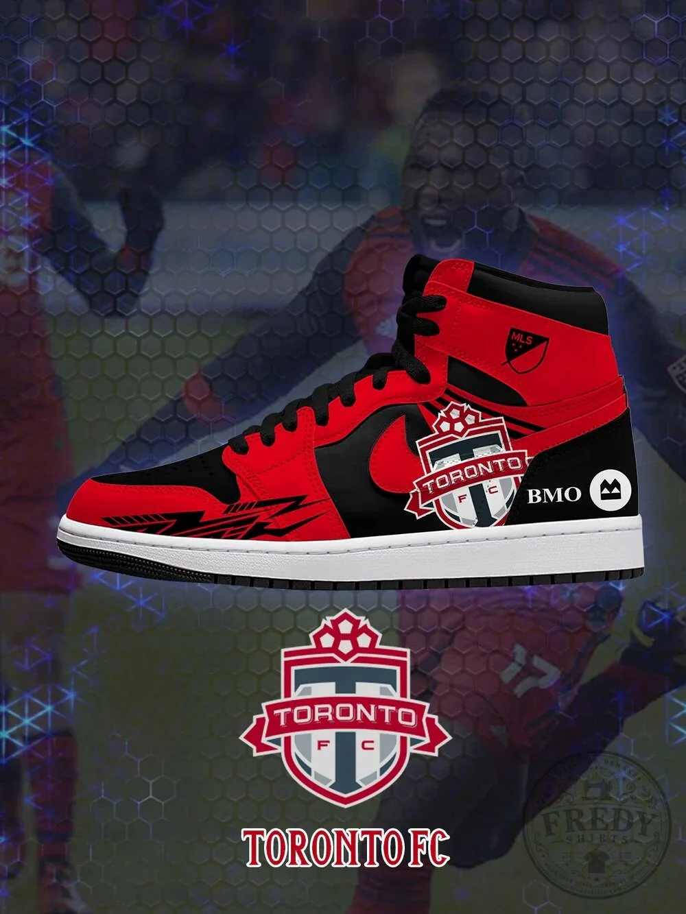 Toronto FC Major League Soccer High-Top Sneakers Custom Fan Shoes