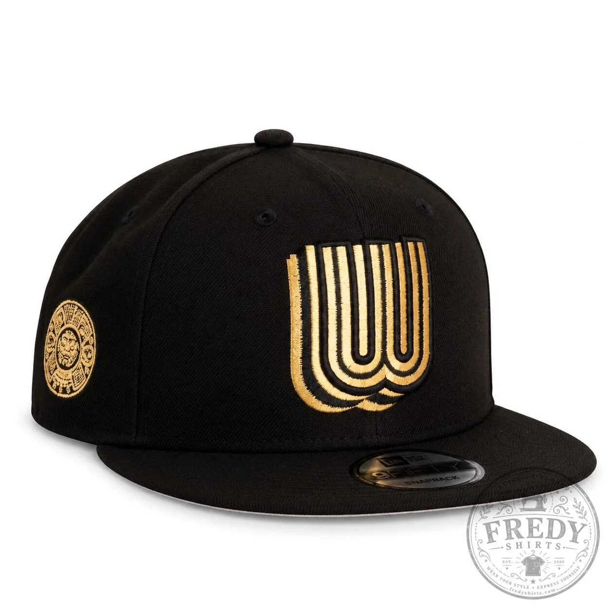 World Baseball Classic Mexico Gold Digger Black Snapback Cap Hat