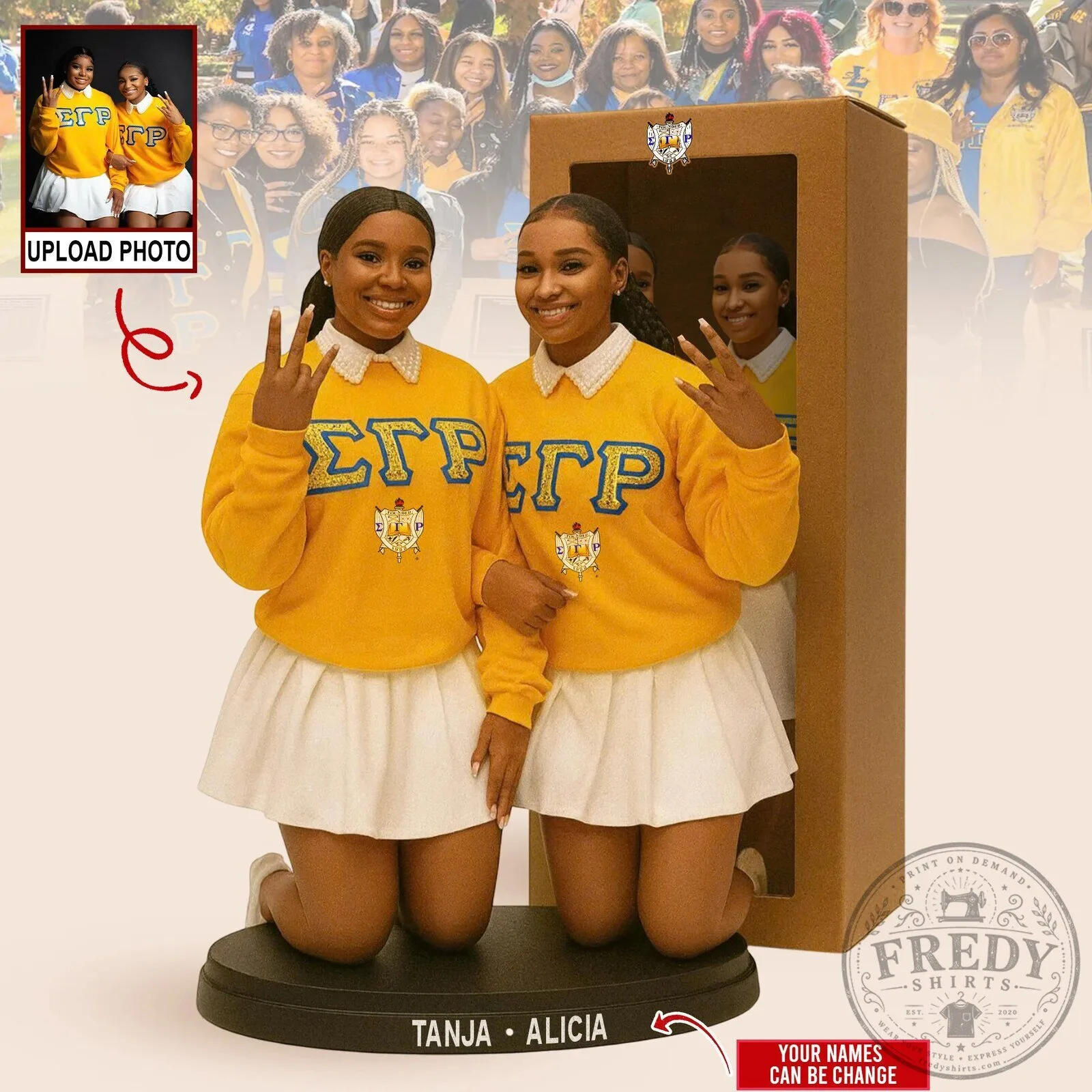 Sigma Gamma Rho Sorority Personalized Acrylic Plaque