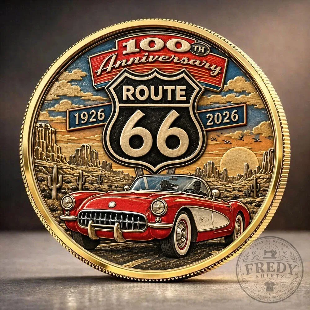 Route 66 100th Anniversary 2026 Commemorative Coin