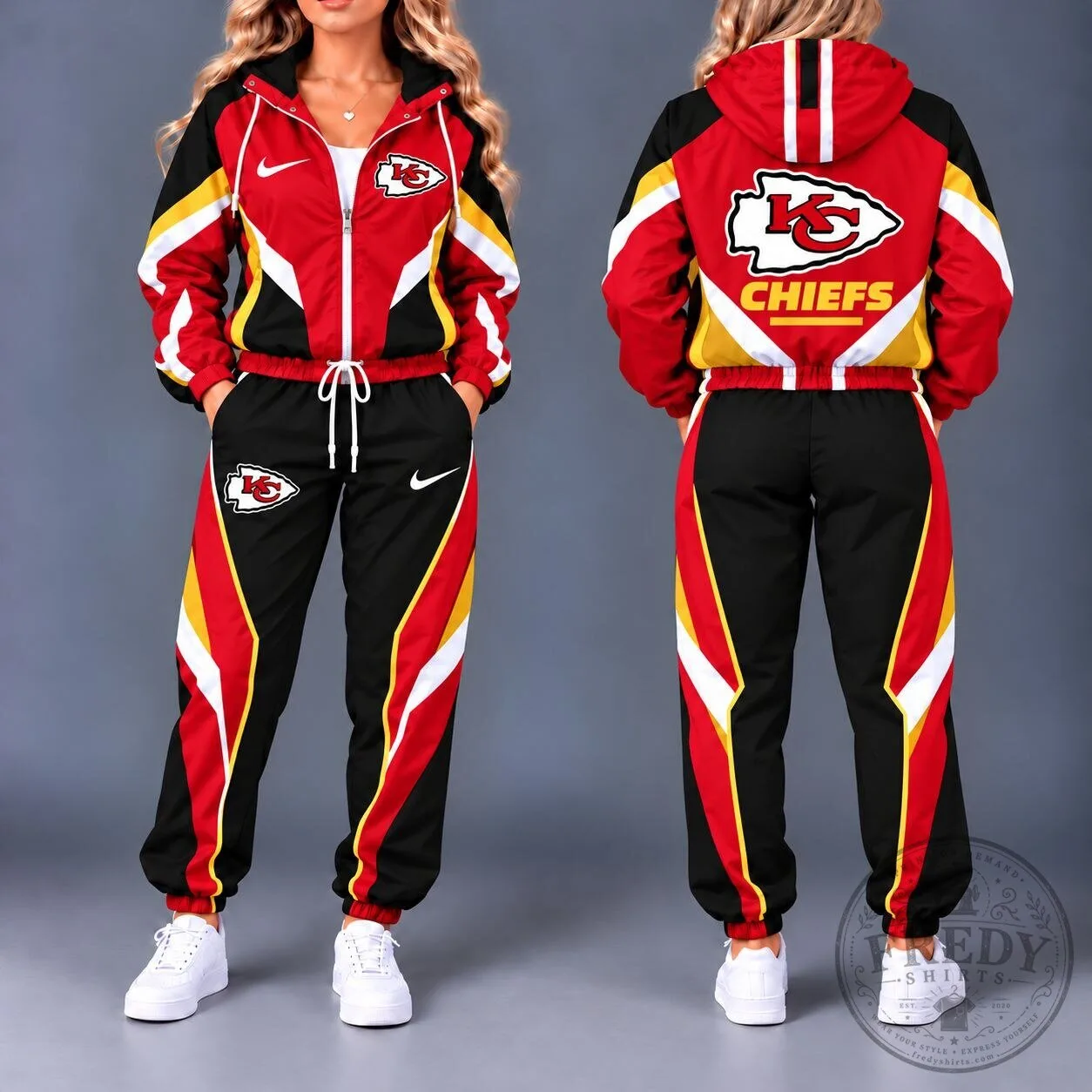 Kansas City Chiefs NFL Team Pride Waterproof Tracksuit Jacket